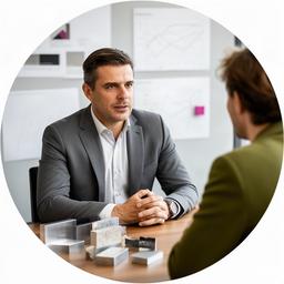 Amarildo Smidt in gesprek met een ondernemer over strategische metalen in Zuid-Holland